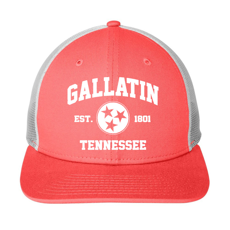 Gallatin Tennssee Snapback Trucker Cap by Cocoa | Artistshot