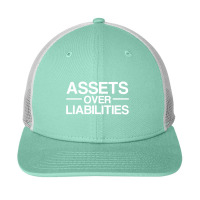 Assets Over Liabilities Accountant T Shirt Snapback Trucker Cap | Artistshot