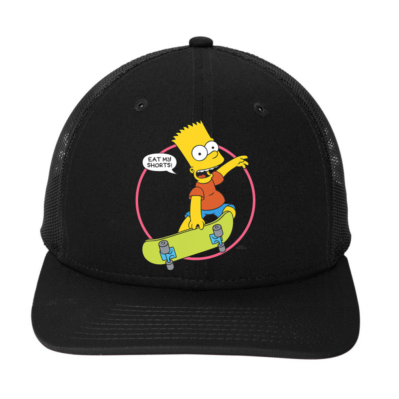 The Simpsons Bart Simpson Eat My Shorts T Shirt Snapback Trucker Cap by MleczynskiShae | Artistshot