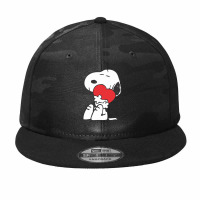 Snoppy Loved Camo Snapback | Artistshot