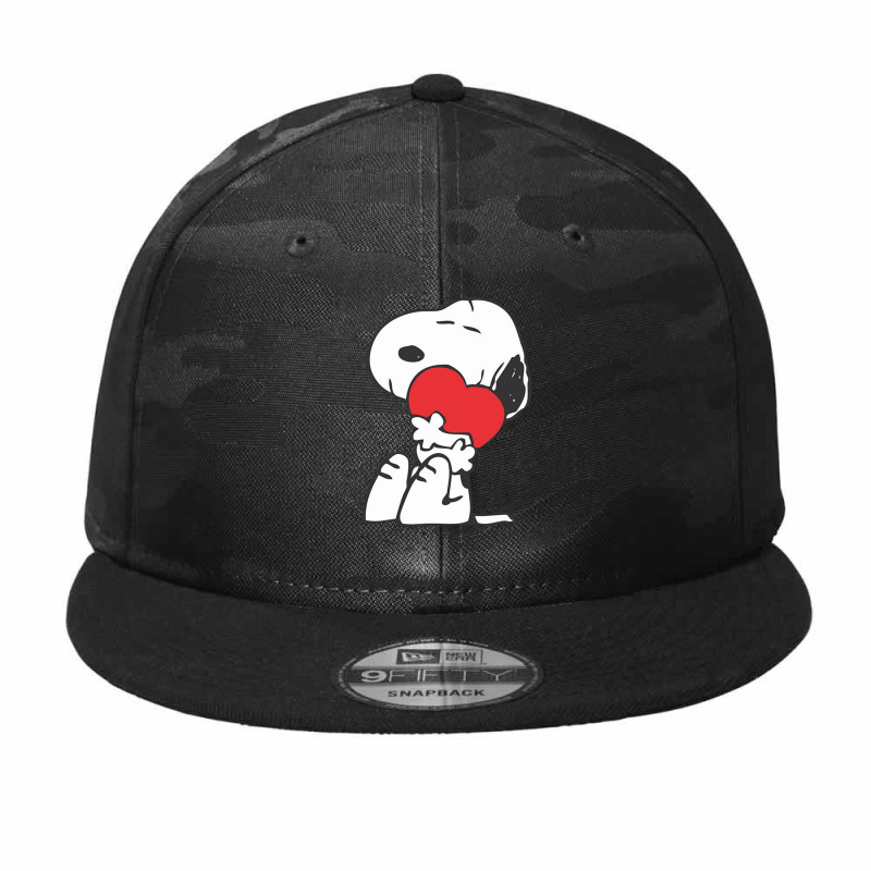 Snoppy Loved Camo Snapback | Artistshot