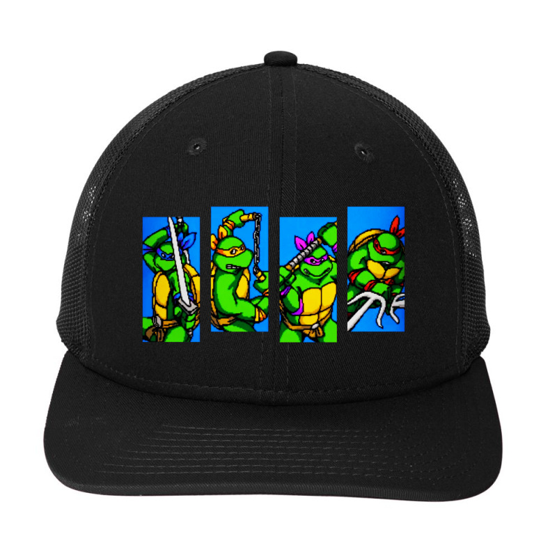 Arcade Turtles Snapback Trucker Cap by Golden Store | Artistshot