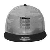 Lets Go Darwin Funny Retro Vintage Quote T-shirt Camo Snapback | Artistshot