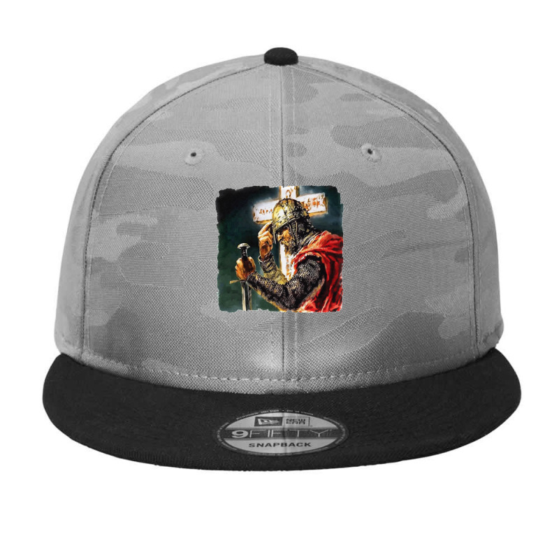 Crusader Knightt Usyk Champions Camo Snapback | Artistshot