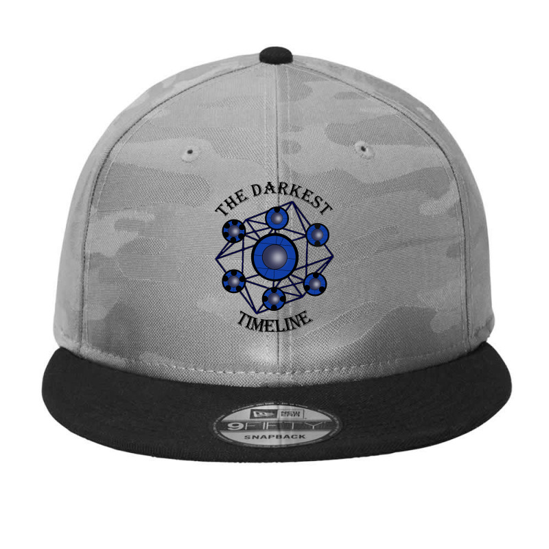 The Darkest Timeline Community Camo Snapback by cm-arts | Artistshot