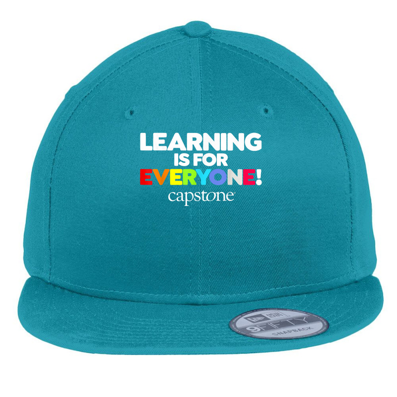 Learning Is For Everyone Capstone T Shirt Flat Bill Snapback Cap by esquezdmonene | Artistshot