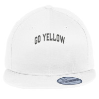 Go Yellow Team Summer Camp Competition Color Event War Game T Shirt Flat Bill Snapback Cap | Artistshot