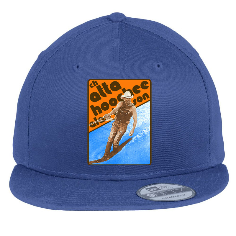 Alan Jackson Chattahoochee Waterskiing Retro Country Fan Art Flat Bill Snapback Cap by poppyallen | Artistshot