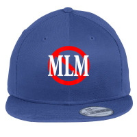 No Mlm Funny Anti Mlm Pyramid Scheme Tshirt Flat Bill Snapback Cap | Artistshot