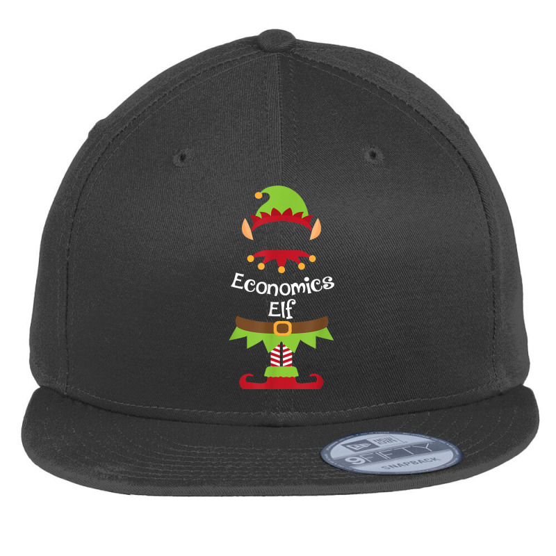 Economics Elf Matching Christmas Costume T Shirt Flat Bill Snapback Cap by cm-arts | Artistshot