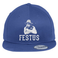 Festus From Gun Smoke Flat Bill Snapback Cap | Artistshot