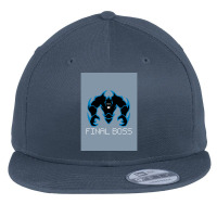 Final Boss Spiral Notebook Flat Bill Snapback Cap | Artistshot