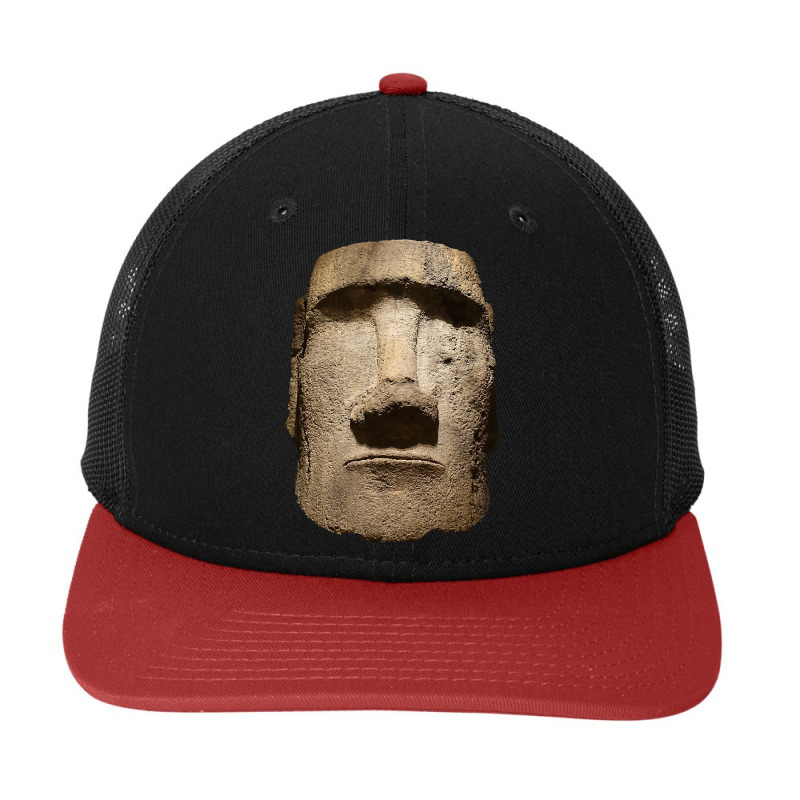 Easter Island Moai Statue Monolith World Mystery Snapback Trucker Cap | Artistshot