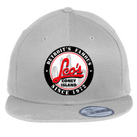 Leo's Coney Island Flat Bill Snapback Cap | Artistshot