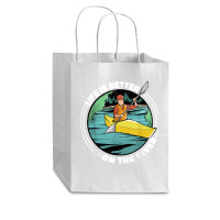 Life Is Better On The River Kayak Canoe Clothing Women Cub Paper Bag - 8 X 4 1/2 X 10 1/4 | Artistshot