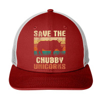 Save The Chubby Unicorns   Zoologist Rhino Lover Rhinoceros T Shirt Snapback Trucker Cap | Artistshot