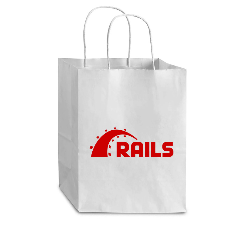 Ruby On Rails Cub Paper Bag - 8 X 4 1/2 X 10 1/4 | Artistshot