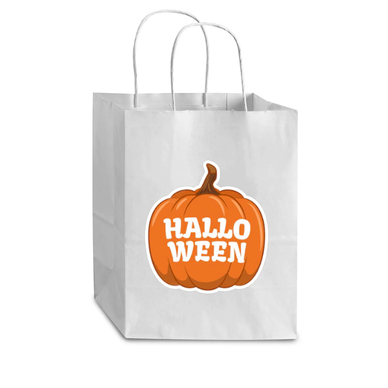 Famous Halloween Pumpkin Design Cub Paper Bag - 8 X 4 1/2 X 10 1/4 | Artistshot