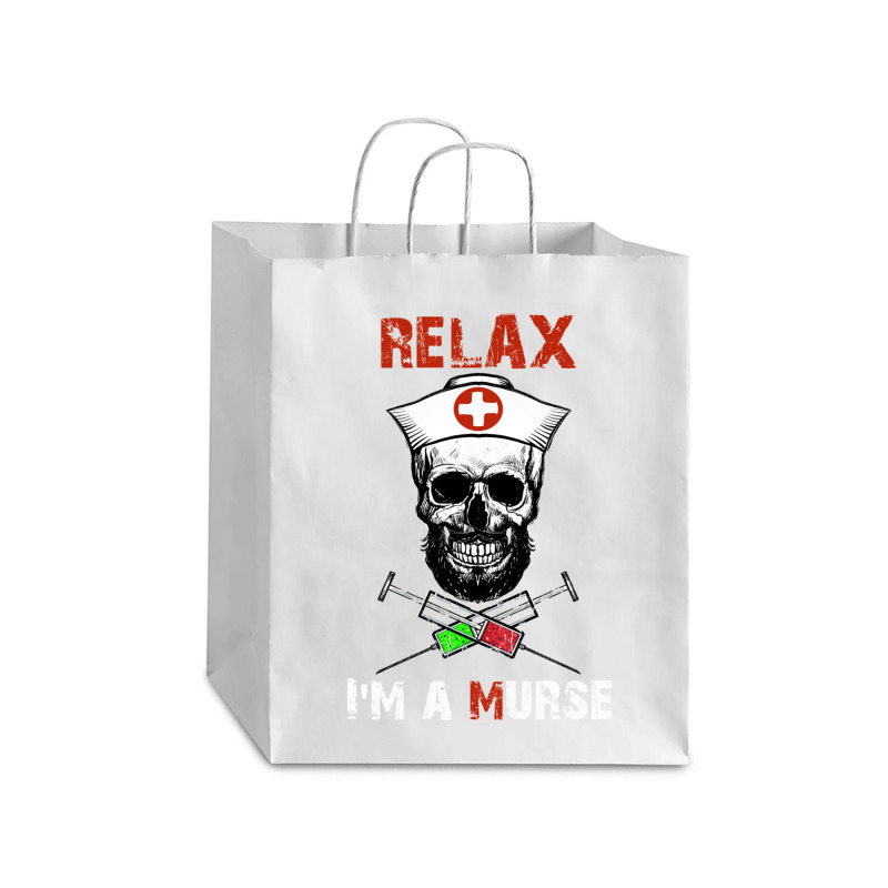 Funny Murse Male Nurse Gift Debie Paper Bag - 10 X 5 X 13 | Artistshot