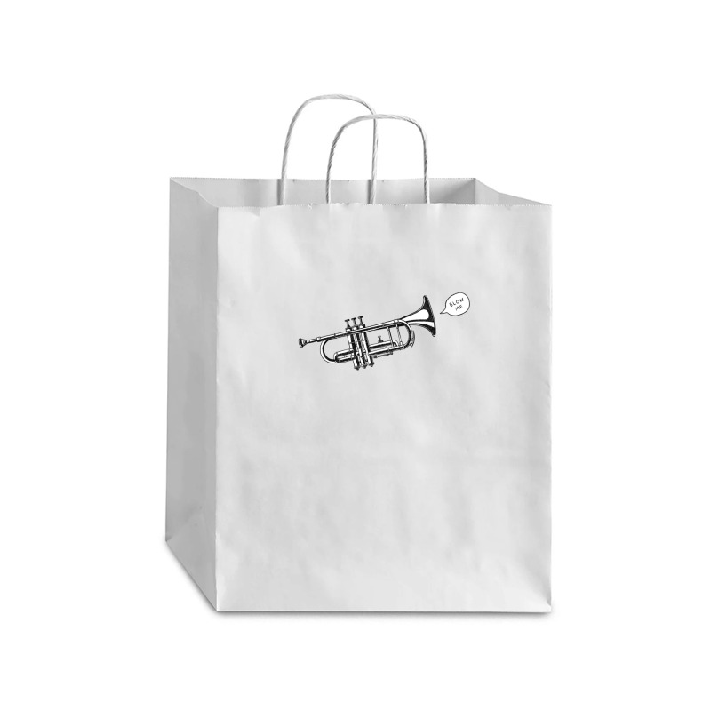 Blow Me Trumpet Debie Paper Bag - 10 X 5 X 13 | Artistshot