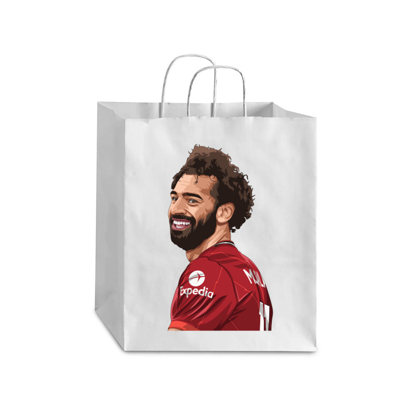 Mo Salah The Red Classic Debie Paper Bag - 10 X 5 X 13 | Artistshot