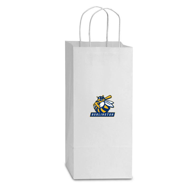 The Burlington Bees Double Wine Paper Bag - 6 1/2 X 3 1/2 X 12 3/8 | Artistshot