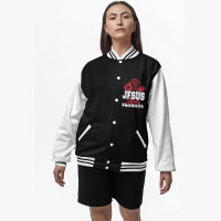 Jesus Loves Knockouts Bomber Jacket | Artistshot