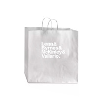 Legg & Byrnes & Mckinley & Vallario 1 Jumbo Paper Bag - 18 X 7 X 18 3/4 | Artistshot