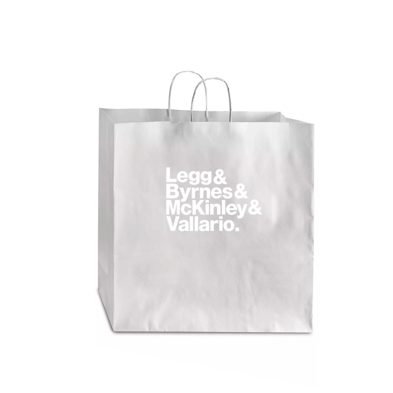 Legg & Byrnes & Mckinley & Vallario 1 Jumbo Paper Bag - 18 x 7 x 18 3/4 by CarlosMurillo | Artistshot