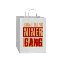 Bang Bang Niner Gang Football Cool Long Sleeve Mart Paper Bag -13 X 7 X 17 | Artistshot