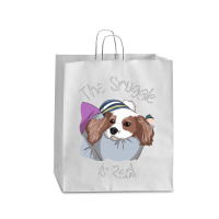 Cavalier King Charles Spaniel Cavalier Spaniel Snuggle And Lap Dog Queen Paper Bag - 16 X 6 X 19 1/4 | Artistshot