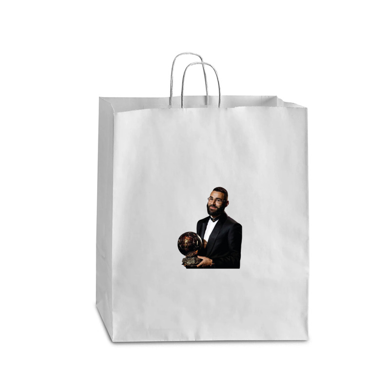 Karim Benzema Ballon D'or 2022 Queen Paper Bag - 16 X 6 X 19 1/4 | Artistshot