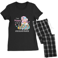 Funny Gnome I Am Hoppy To Be A Oncology Nurse Easter Day Women's Pajamas Set | Artistshot