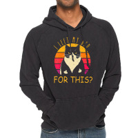 Cats, Blue, Black, Funny, Nying,cool, Thunder, Red Vintage Hoodie | Artistshot