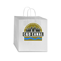 C&o Canal 11th Hour Challenge Classic Star Paper Bag - 13 X 7 X 13 | Artistshot