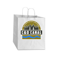 C&o Canal 11th Hour Challenge Classic Take Out Paper Bag - 14 X 10 X 15 1/2 | Artistshot