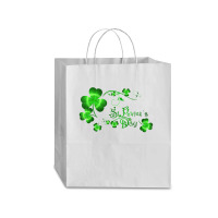 Happy St Patricks Day And Shamrock Traveler Paper Bag -13 X 6 X 15 3/4 | Artistshot