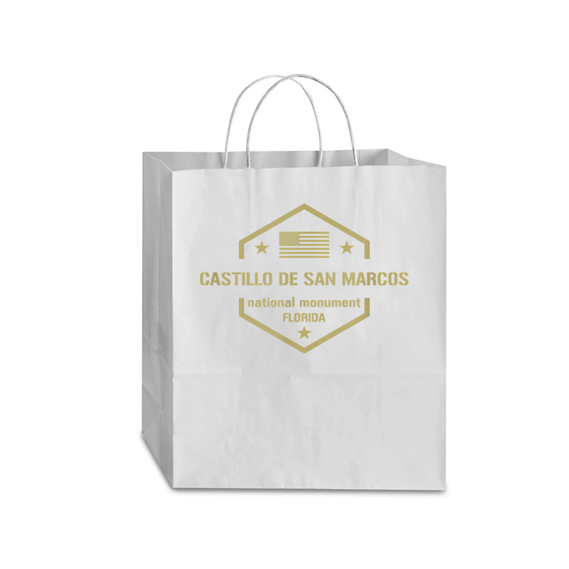 Castillo De San Marcos National Monument T Shirt Traveler Paper Bag -13 X 6 X 15 3/4 | Artistshot