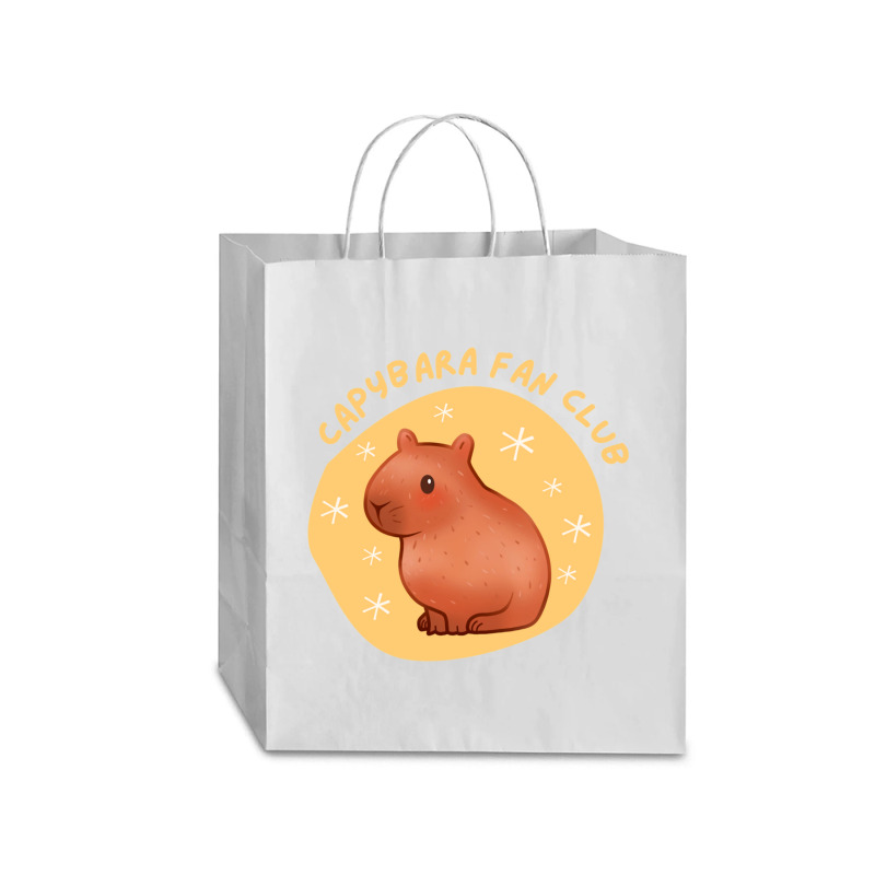 Cute Pastel Capybara Fan Club Traveler Paper Bag -13 X 6 X 15 3/4 | Artistshot