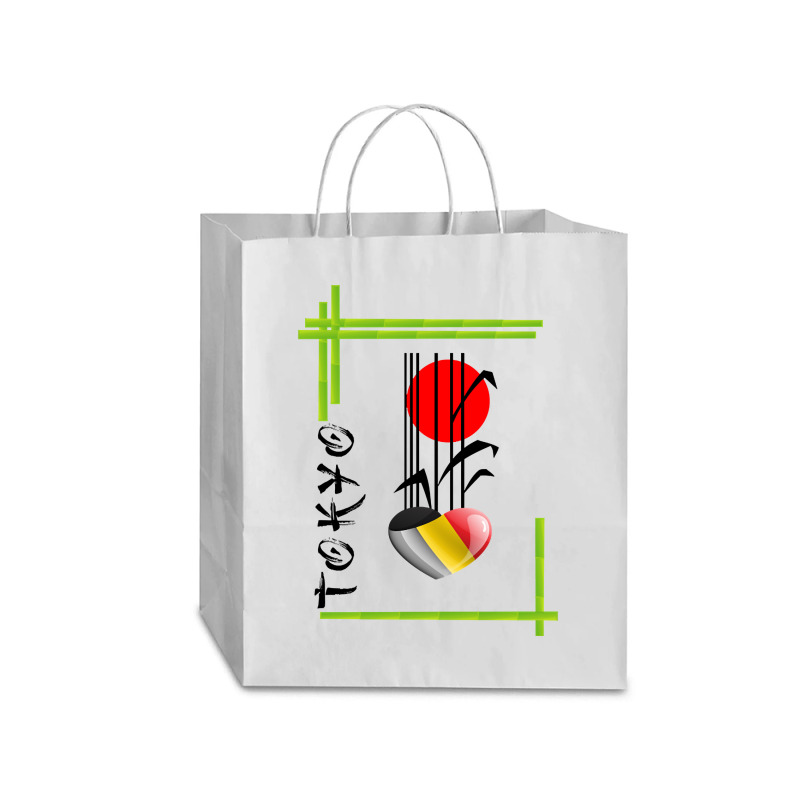 Belgium, Tokyo, Sports Traveler Paper Bag -13 X 6 X 15 3/4 | Artistshot