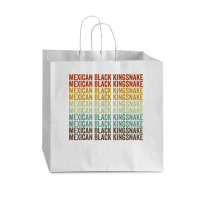 Mexican Black Kingsnake Retro T Shirt Vogue Paper Bag - 16 X 6 X 12 | Artistshot