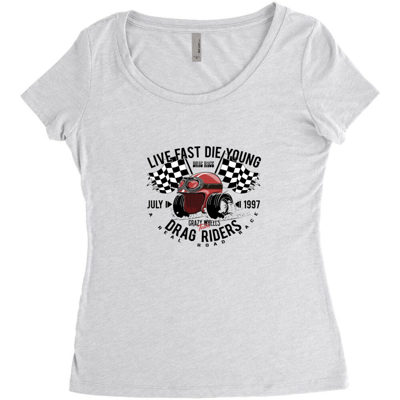 Race Women's Triblend Scoop T-shirt by Disgus_Thing | Artistshot