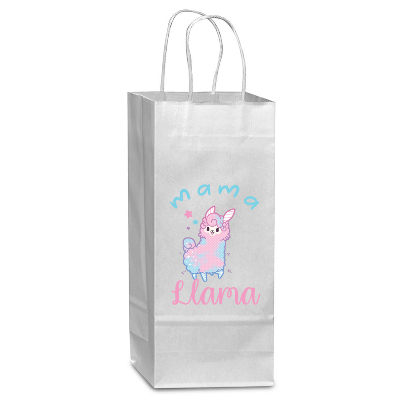 Funny Mothers Day Quotes Mama Llama Has No Time Your Drama   Gift Llam Wine Paper Bag - 5 1/2 X 3 1/4 X 13 | Artistshot