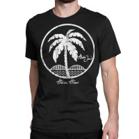 Hawaii North Shore Haleiwa Palm Tree T Shirt Classic T-shirt | Artistshot