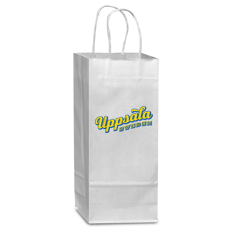 Uppsala Sweden T Shirt Wine Paper Bag - 5 1/2 X 3 1/4 X 13 | Artistshot