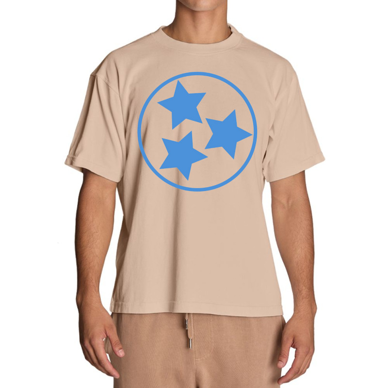 Titan S Blue Tri Star Classic Urban Heavy T-shirt | Artistshot