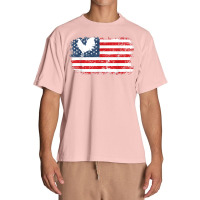 Vintage Us Flag Gamefowl Rooster Gallegos Fighter T Shirt Urban Heavy T-shirt | Artistshot