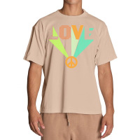 Hippie Peace Love T  Shirt Love Peace T  Shirt Urban Heavy T-shirt | Artistshot