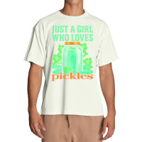 Cucumber T  Shirt Pickle Cucumber Vegan Girl T  Shirt (1) Urban Heavy T-shirt | Artistshot