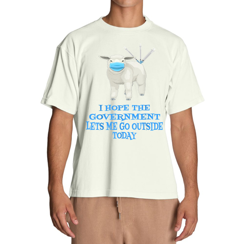 Sheep Sheeple Anti Vaccine Vax Mask Mandate Wants Go Outside T Shirt Urban Heavy T-shirt by jermonmccline | Artistshot